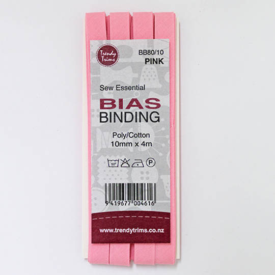 Bias Binding 10mm Pink